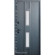 Двери входные Scandi Glass 8019 наждак серый Antifrost 20 PRO SteelGuard