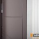 Входные двери UFO Abwehr краска коричневая (RAL 8019) / Vinorit белый