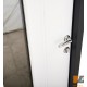 Входные двери Solid Glass Abwehr краска серая 7021T / дуб полярный Vinorit