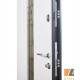 Вхідні двері Solid Glass Abwehr сіра фарба 7021T / дуб полярний Vinorit