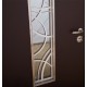 Входные двери Solid Glass Abwehr краска коричневая 8019T / дуб полярный Vinorit
