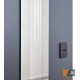 Вхідні двері Nordi Glass Abwehr сіра фарба 7021T / білий Vinorit