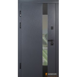 Вхідні двері Tower Abwehr метал Lampre Антрацит / Сосна прованс