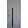 Вхідні двері Magda MG 623 (Тип 2) Елегант сірий софт-тач