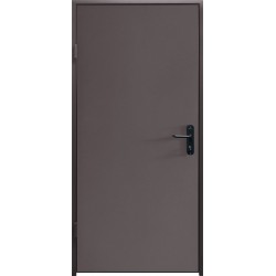 Двери входные City Techno 1 коричневая жемчужная текстура