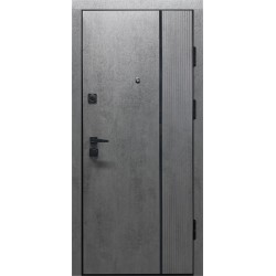 Входная дверь City Style 1 бетон темный/бетон серый