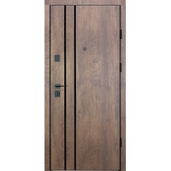 Входная дверь City Max 2 спил дерева коньячный/спил дерева медовый