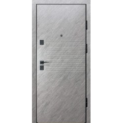 Входная дверь City Max 3 срез камня/оксид белый