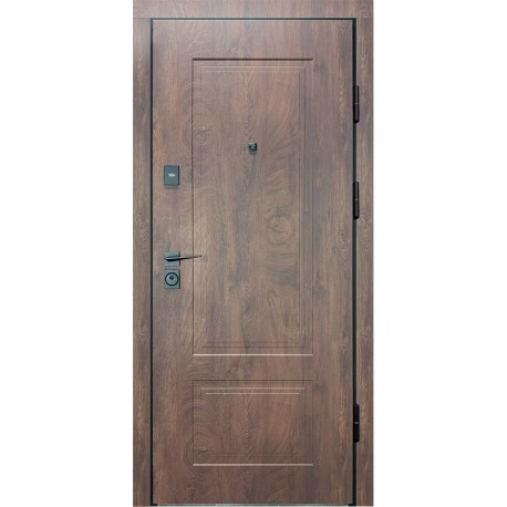 Входная дверь City Max 4 спил дерева конечный/белый супермат