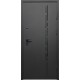 Входная дверь City Pro 2 RAL 9005 муар/белый супермат