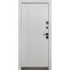 Входная дверь City Pro 2 RAL 9005 муар/белый супермат