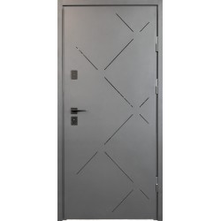 Вхідні двері City Pro 3 RAL 7016 текстура/бетон антрацит