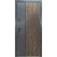 Входная дверь City Lux 1 лампре дуб вулканический + антрацит/ПВХ-05