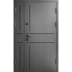 Вхідні двері Artiz СТ-104 1200 мм Сірий RAL 1450 / Дуб портовий