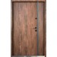 Вхідні двері Artiz СТ-104 1200 мм Сірий RAL 1450 / Дуб портовий