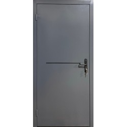 Входные двери Эко Техно (с молдингом) RAL 7024 Редфорт