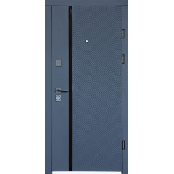 Входные двери Магда 537.1 (Тип 13 Mottura) Сапфир восточный / Олово супермат