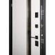 Вхідні двері 527 Tower 1200 мм Abwehr антрацит/олово супермат