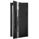 Вхідні двері 536 Carat Abwehr Black Wood/Vinorit білий + ВСМ