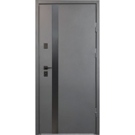 Вхідні двері City Pro 4 RAL 7016/білий супермат