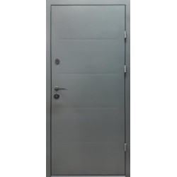 Вхідні двері City Light 4 RAL 7016 текстура/астровайт