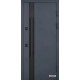 Входные двери 591 Pulse Abwehr краска серая 7021T / белый Vinorit