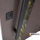 Входные двери 506 Nordi Glass Abwehr коричневый Ral 8019Т / слоновая кость