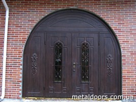 Арочные металлические двери